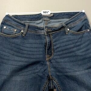 Torrid Luxe Slim Boot Jeans 14S Short Super Stretch Medium‎ Wash Denim